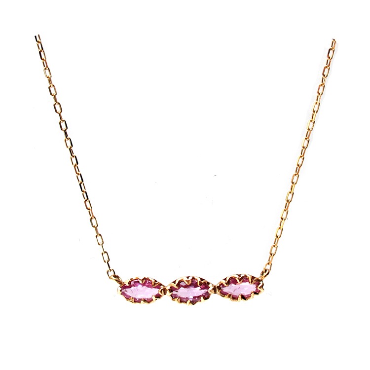 [14K Gold,핑크사파이어] 보니 핑크 목걸이 Bonnie Pink Necklace no.06